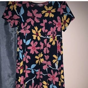 EUC Lularoe Carly high/low dress size xxs